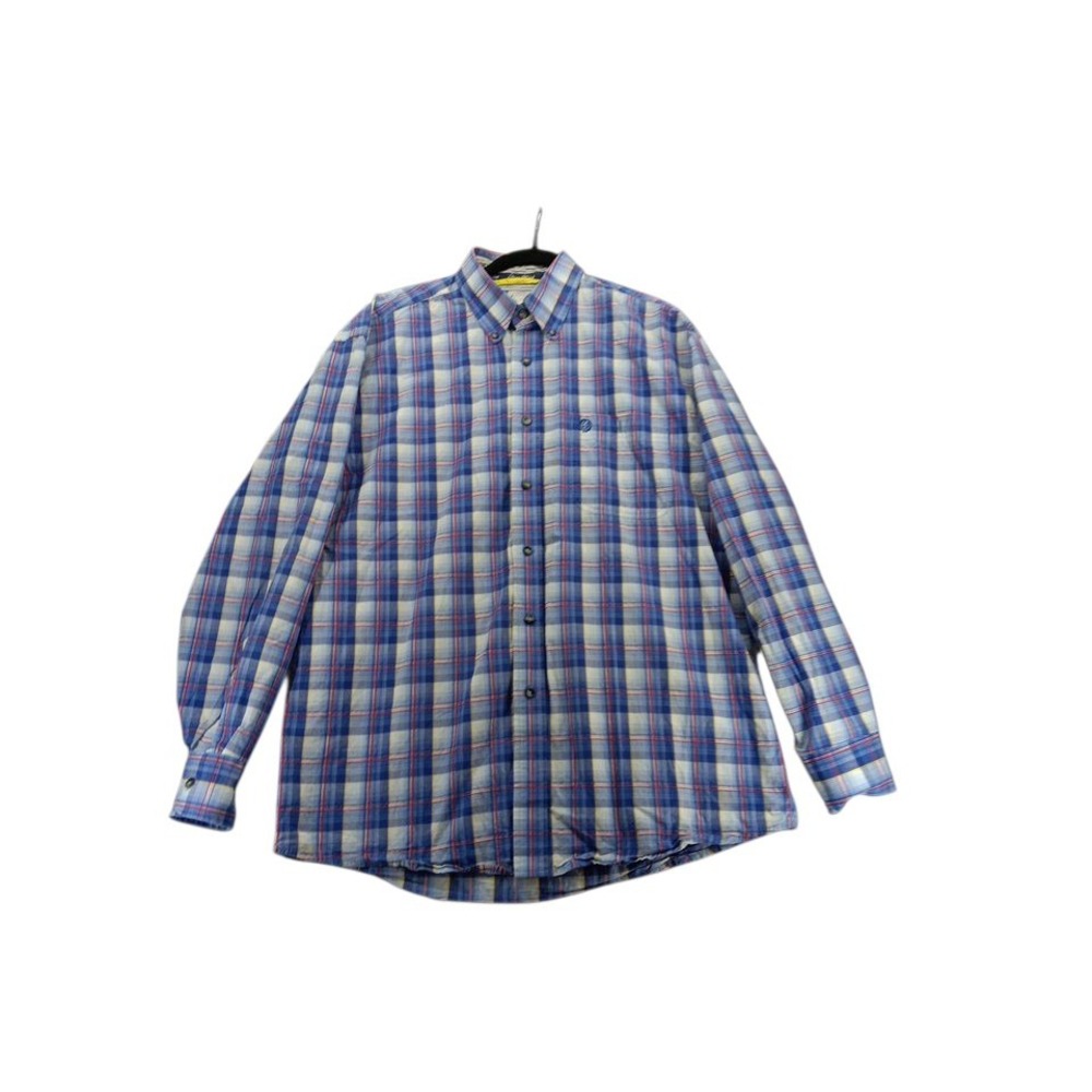 Wrangler George Strait‎ Cowboy Collection Button Shirt Large Check Long Sleeve